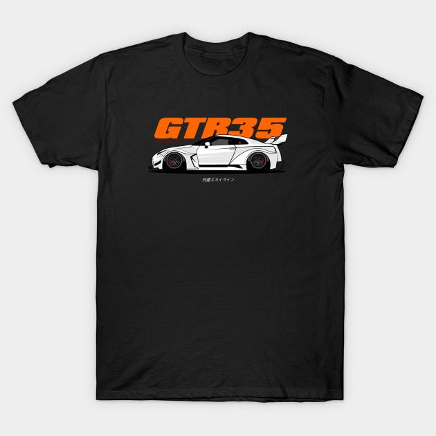 Nissan GT R35 T-Shirt by rclndsgn